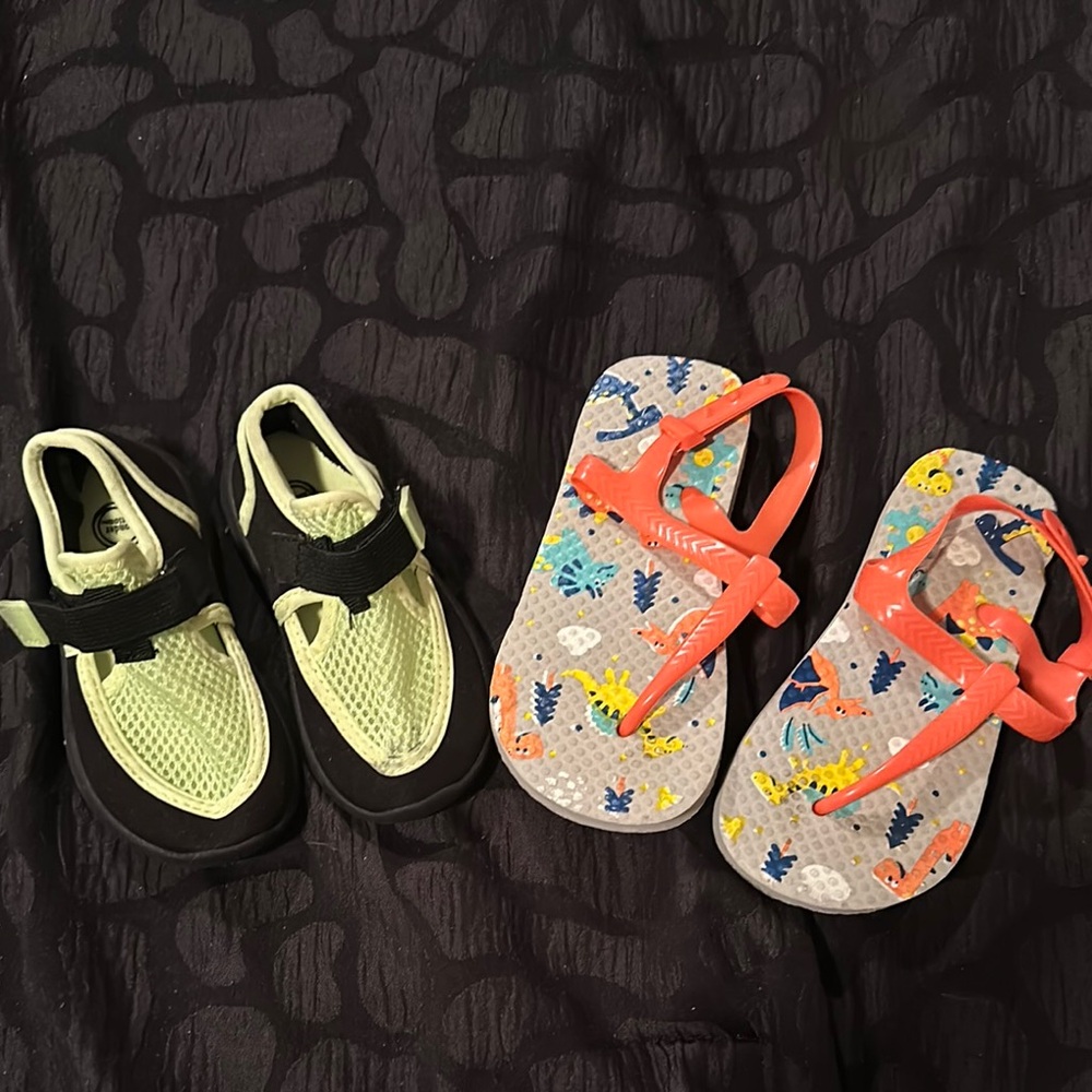 Kids Water Shoes and Dinosaur Sandals